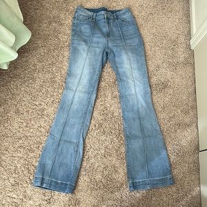 Flared leg jeans
